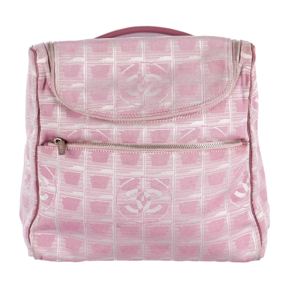 Chanel Vintage Convertible Canvas Backpack.